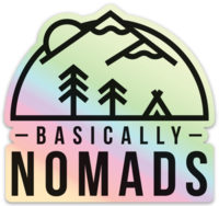 Holographic Basically Nomads Logo